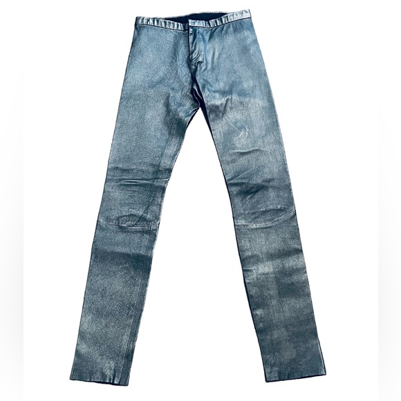 THEORY**Platinum Leather Pants***US 2 $1095 - Picture 1 of 5